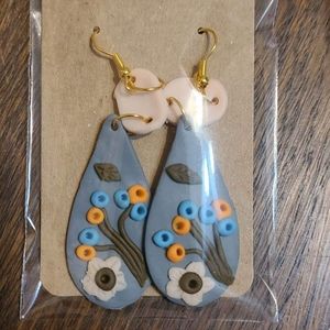 Polymer clay earrings